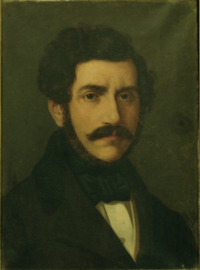 Retrato de Gaetano Donizetti (1797-1848) de Italian School